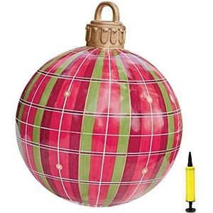 Kerstballen - Opblaasbaar - Groen - Hout - Buiten