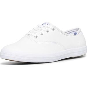 Keds Champion Sneakers voor dames, Bianco White Leather, 37 EU