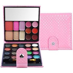 PhantomSky 32 Kleuren Glitter Oogschaduwpalet, Oogmake-up Oogschaduwpalet Mat Oogschaduw Palet Poeder, Waterdicht, Vlekvrij, Lang Houdend, Makeup Kit Voor Damesmake-up, Shimmer Make-uppalet