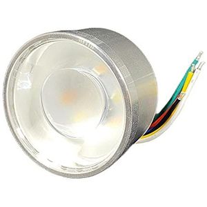 LED RGBWW RGB-CCT RGB en CCT inbouwspot 12V 4W kleurverandering en warm wit kabelspot met 6-polige aansluiting geschikt in GU10 en GU5,3 Mr16 fittingen universeel bestuurbaar