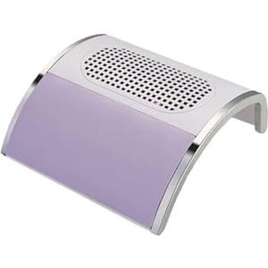 80W Nagelstofzuiger Absorber for Nagels Laag Geluid , Stofafzuiger, Manicure Nagelsalon Gereedschap Sets(Purple)