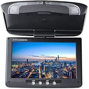 Auto-hoofdsteunspeler, 11 inch autodak monitor LCD neerklapbaar scherm overhead multimedia video plafond dakmontage display,Videospeler(11 inch Black)