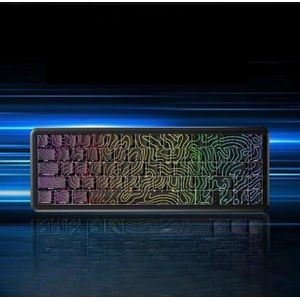 QPSJXN Battle68 Magnetische Schakelaar Bedraad Toetsenbord 68 Hot-Swappable Zero Dead Zone Compatibel Met PC En Laptop Pro Edition RT0.01