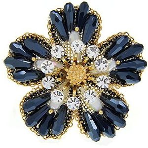 Pinnen Brooch Women's Crystal Brooch, Boho Brooch Pins for Women Vintage Colorful Crystal Flower Brooches Shiny Coat Scarf Jewelry Gift Fashion Decoration