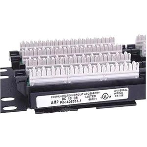 CAT5e 24-poorts netwerkdistributieframekast 48-poorts distributie AMP-compatibel(24P cat5e gold-plate)