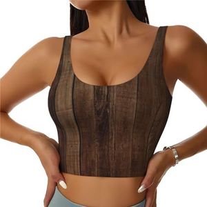 Board Print Comfortabel Vrouwen Sport Vest Yoga Workout Vest voor Vrouwen Lichtgewicht Zomer, Zwart, S