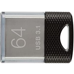 PNY Elite-X Fit USB 3.1 Flash Drive, 64GB, 200MB/s, Kleur: Zwart