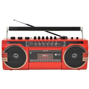 Retro CD-speler - Draagbare Cassettespeler - Bluetooth - AM/FM Radio - Jaren 80 Stijl