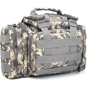 Tactische Molle Camouflage Camera Gear Bag Outdoor Sport Wandelen Range Bag Pouch, Acu Digitaal, Medium