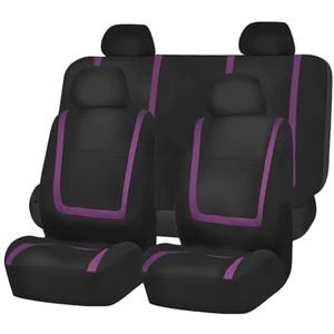 Beschermhoes Autostoel Voor Nissan Voor Qashqai Voor X Voor Trail 350z Voor Altima Voor Juke Voor Lannia Voor Nv200 Custom Seat Cover(5Seats-Purple)