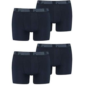 PUMA, 521015001, boxershorts voor heren, pak van 4, wasmaat: M, artikel:-321 marineblauw