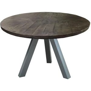 Dynamic24 Tafel 120x120 mangohout eettafel keukentafel houten tafel woonkamer eetkamer