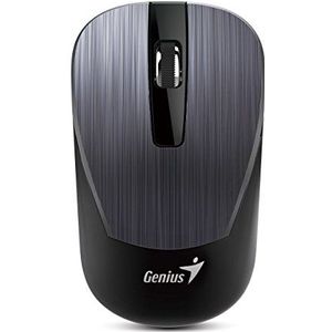 GENIUS NX-7015 Iron Grey USB 1200 DPI draadloze muis 2,4 GHz BlueEye sensor aan-uit schakelaar 1x alkaline batterij type AA