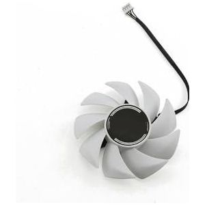 Witte 85mm 75mm 4-pins koelventilator voor kleurrijke RTX 3060 3070 3080 3060Ti iGame Ultra OC RTX3060 RTX3070 RTX3080(75MM 1PCS)