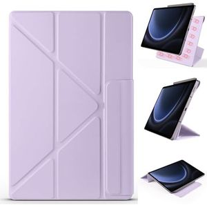 For vivo Pad 3 Pro 13""(2024)/iQOO Pad 2 Pro 13"",Magnetic Attachment Slim Trifold Cas Auto Wake/Sleep,Multi-Viewing Angles,Slim Light Shell Cover(Purple 2)