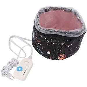 Diepe conditionerende warmtekap, haarverwarmingshoed, gevouwen kapsalon-warmtetherapie voor thuis lijnzaadzaadinterieur