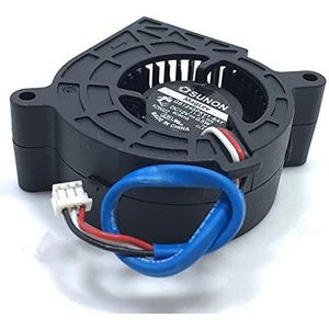 GB1245PKV1-8AY DC12V 0.5W 45mm 3-wire turbine small blast projector fan