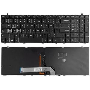 Vervangend toetsenbord voor laptop, compatibel met MACHENIKE T90 PLUS X3-S X8Ti-s X8 PRO T7-A P-760(Single Backlit)