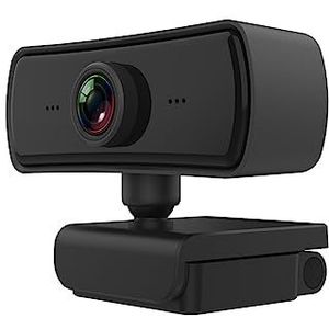Webcam, Webcam 2K 1920 * 1080HD Drive Gratis autofocus Computer PC Webcam Draaibare camera for live-uitzending met microfoon