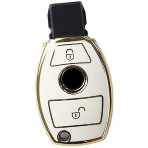 Sleutelbehuizing houder Voor A B C E R Klasse GLS GLA GLK GLC CLS CLA TPU Autosleutel Case Cover 2 Knop Shell Fob Voor AMG W204 W205 W212 W463 W176 Sleutelbehuizing(5)