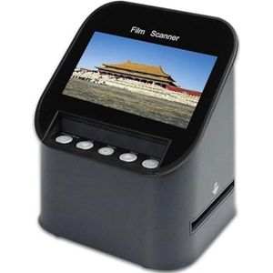 Digitale diascanner, 22MP filmscanner met groot 4,3"" scherm en HDMI, converteert 35mm/126/110/Super 8 film en 135/126/110 dia's naar digitale foto's