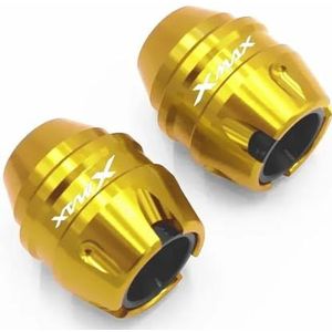 Motorfietsmodificatie Accessoires XMAX300 Motorfiets Accessoires Vooras En Voorvork Anti-collision Slider Wieldop Voor XMAX 300(Front Gold)