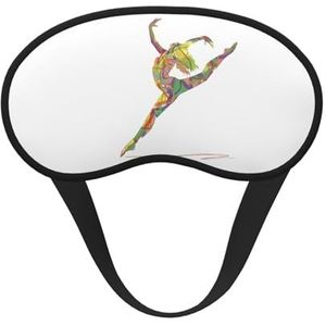 GSGCSBYMLG a Dancer Printed Blackout Sleep Mask Soft Blackout Eye Mask Sleeping Eye Mask