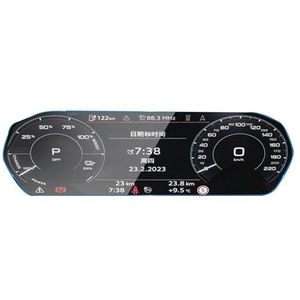 Displaybeschermfolie Voor Q4e-tron 2022 2023 2024 11,6"" Gehard Glazen Auto Navigatie Schermbeschermer Dashboardfolie(Instrument Film 10.25"")