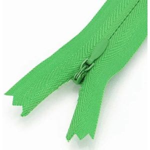 5 stuks 18cm-60cm nylon spiraalritsen voor op maat naaien jurk kussen rok broek kleding ambachten onzichtbare ritsen bulkreparatieset-groen-18cm