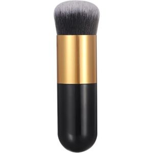 Make-upborstel for zacht haar Blusher Concealer Foundationborstels Mollige platte contourborstels Multifunctioneel make-uptool (Size : 03)