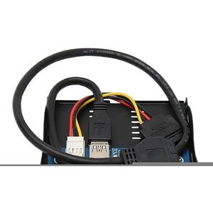 Floppy Drive Voorpaneel, USB3.2 Snel Stabiel GEN1 6-poorts USB Voorpaneelhub voor Desktop