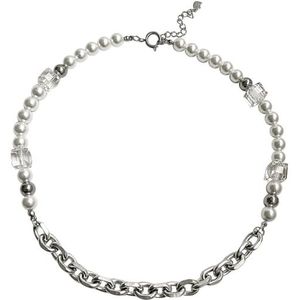 OLACD Unisex Titanium Staal Link Chain Sleutelbeen Ketting - Ketting Choker, Roestvrij staal