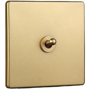 Wandschakelaar, Bedieningsschakelaar Wandschakelaar 86 Type Hendelschakelaar 110-250V Retro Bewegende Lichtschakelaar 86 Wandstopcontact Paneelschakelaar