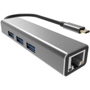 Vcom DH311A Type-C naar USB3.0-3+RJ45 Multiplexer