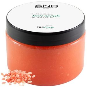 SNB Professionele voetverzorging peeling met zeezout 300 ml | Effectieve mechanische peeling met zeezout en suiker | Voedt de huid | Voetscrub | Voetscrub | Body Scrub | Lichaamsspeeling