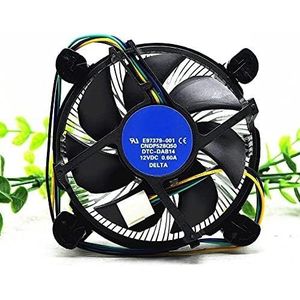LMNCBVYA High-Performance CPU Cooler with Aluminum Heatsink for E97379-001 - Quiet 4-Pin Fan for Intel Core i3/i5/i7 (Socket 1150/1155/1156)