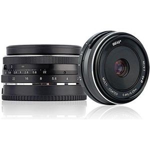 Meike Groot diafragma vaste niet-zoom handmatige focus multi coating camera E-mount lens MK-28mm F2.8 voor Sony A6300 A6000 A6500 A5000 A5100 NEX3 NEX5 NEX6 NEX7 spiegelloze camera