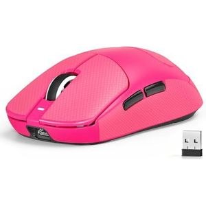 MAMBASNAKE X ATTACK SHARK X8SE 55g Ultralight Draadloze Gaming Muis met Tape-Up tot 25000 DPI, PAW3311 Sensor, Tri-Mode BT/2.4G/USB-C, 80M Klikken, 40G Acceleratie, 500mAh, Web Driver, voor Win