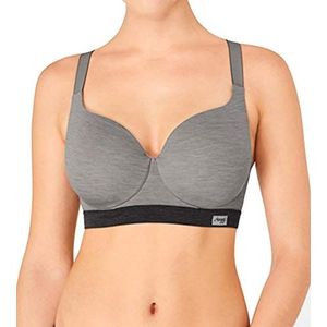 Sloggi Move Flow WHP Sportbeha voor dames, meerkleurig (Grey Combination M013), 75E