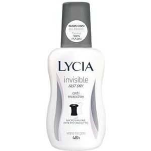Lycia - Onzichtbare deodorant vapo, anti-vlekken, werkzaamheid 48 uur, met microsponzen met droog effect, 75 ml