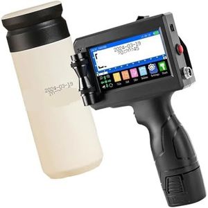 1750PLUS 12,7/25,4 mm draagbare handheld inkjetprinter, tekst QR-barcode labelprinter batchnummer logo datumcoderingsmachine voor Tekst Barcode Datum Tijd, etc(12.7mm with 2 ink)