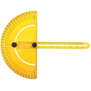 0-180 graden kunststof verstelbare gradenboog hoekzoeker meetinstrumenten met 10 inch arm kompas liniaal for houtbewerking schilderen
