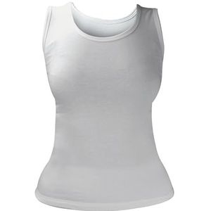 HEAT HOLDERS - Dames Katoen Thermo Ondergoed Thermoshirt Mouwloos (L, Wit)
