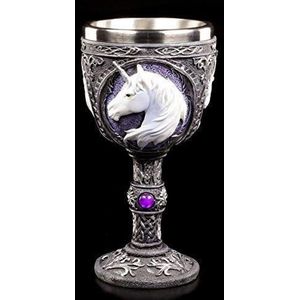 Figuren Shop GmbH Kelk met eenhoorn lila - Unicorn Elixir | Fantasy wijnglas