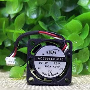 Original AD2005LB-G73 5V 0.08A micro fan,20 * 20 * 10mm 2cm 3line Notebook cooling fan