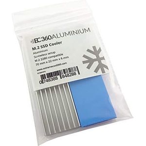 EC360® Aluminium M.2 SSD Koeler Koellichaam I M.2 2280 NVMe SSD Koeler Koellichaam