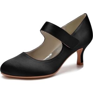 SYDZSW Dames Naaldhak Pumps Hoge Hakken Sexy Hakken Schoenen, Zwart, 43 EU