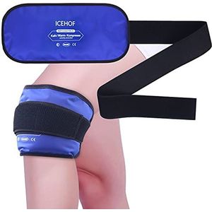 ICEHOF Universele koelpad met klittenbandsluiting, flexibel en eenvoudig op het hele lichaam te gebruiken, koelgel, koudecompressie, koelkompres, koelelement, koelbandage