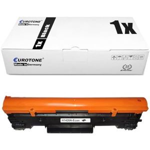 Eurotone HP 142A W1420A W1420X Toner Vervanging voor HP142A W1420A W1420X Zwart Toner voor HP Laserjet MFP m140we M110we MFP m140w M139we M139w (1 Zwart, met Chip)