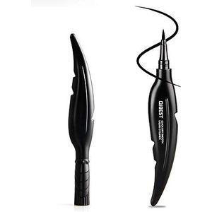 Veer Eyeliner Langdurig Waterdicht Niet Bloeiende Vloeibare Oogvoering Make-up Onfeilbaar Super Slim Zwart